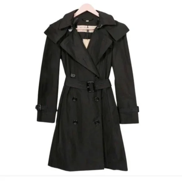Burberry amberford hooded trench coat sale